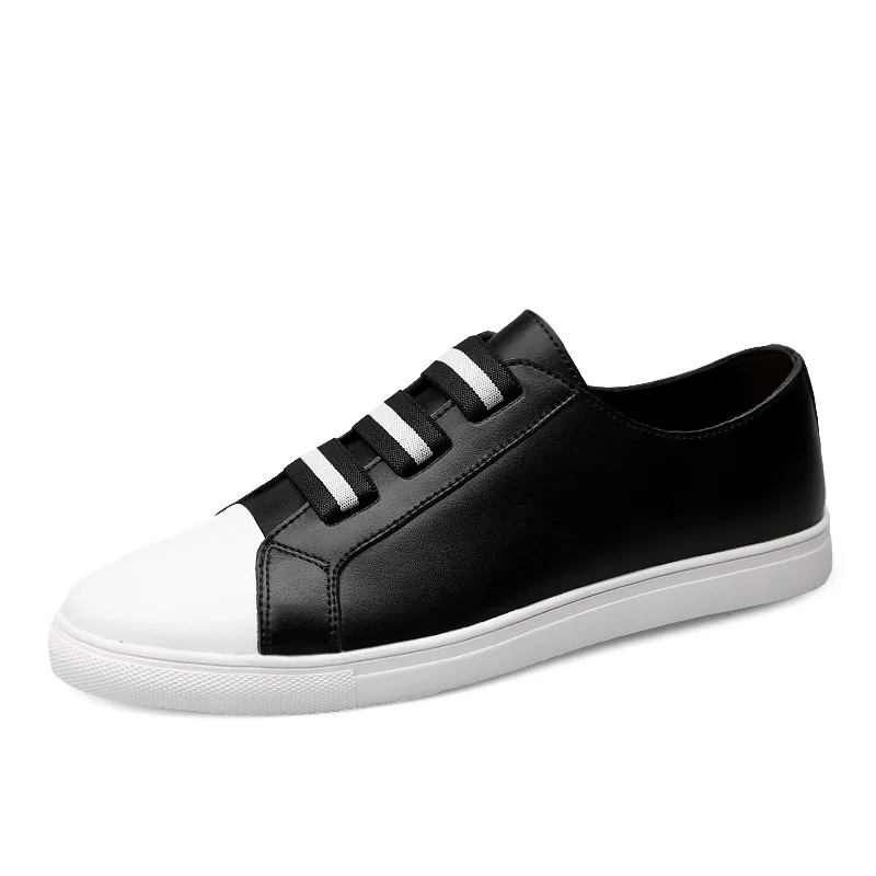 Size 37~46 Full Grain Leather Men Shoes 2018 Fashion Comfortable sneakers Casual #AB1801 | Обувь