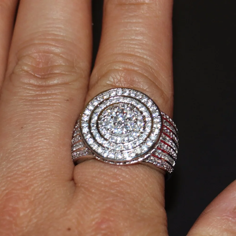 Женское кольцо на палец из стерлингового серебра 925 пробы с фианитом 5А|finger ring|wedding