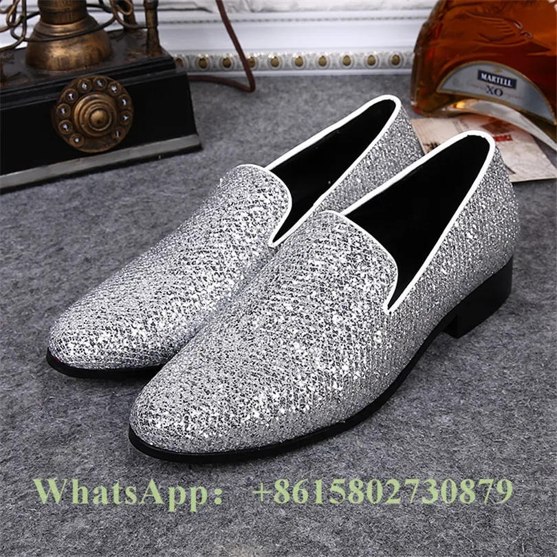 2017Slip-on Твердые Круглого Toe Sapato Chaussure Homme Masculino Zapatillas Суперзвезда Блестки Обувь