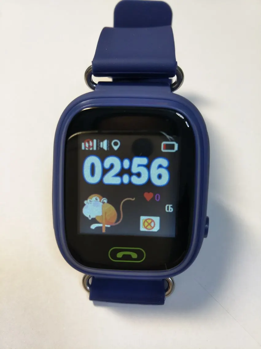 Q90 GPS Отслеживающие часы с сенсорным экраном, Wi-Fi, GPS часы для детей, SOS, поиск вызовов, трекер для детей, GPS умные часы PK Q50 Q60 - Цвет: Q90 dark blue