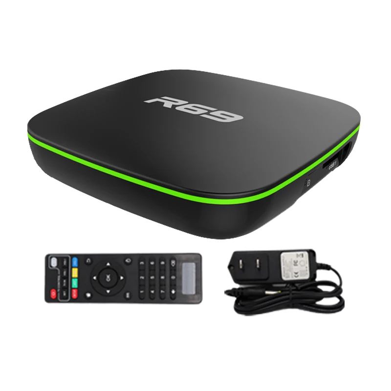 R69 1 Гб 8 г Android 7 Smart android tv box Allwinner H3 четырехъядерный 2 16 4 wifi телеприставка pk X96