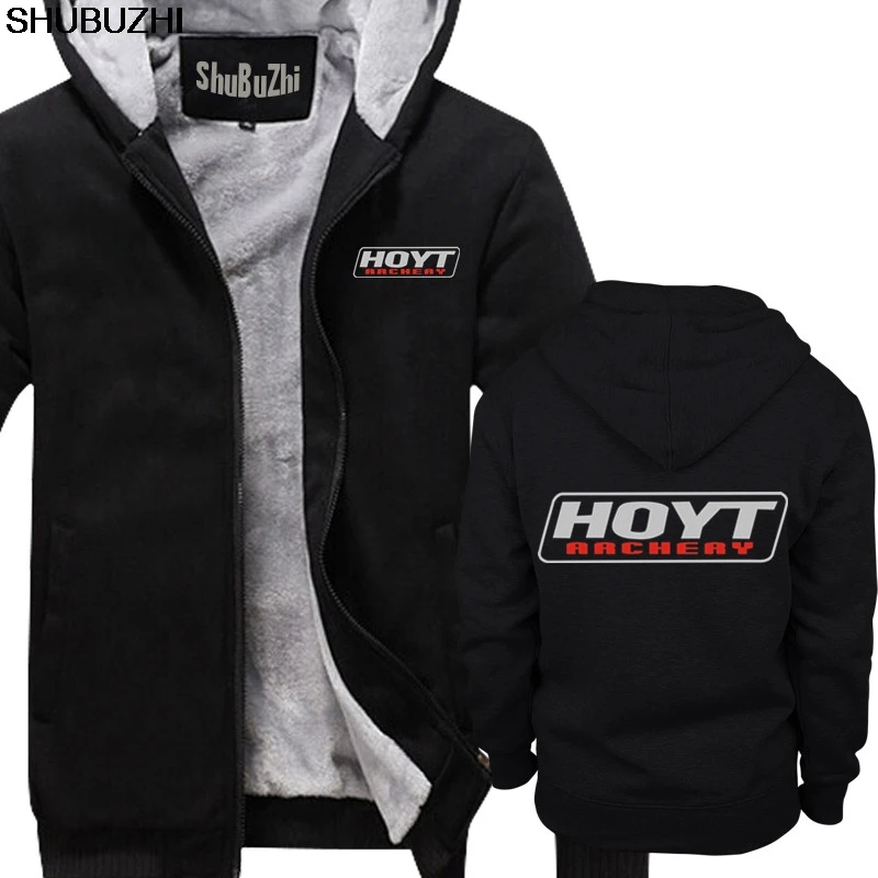HOYT стрельба из лука охотничий лук логотип черные зимние толстые толстовки футболка свой собственный дизайн повседневные забавные толстые толстовки sbz1120
