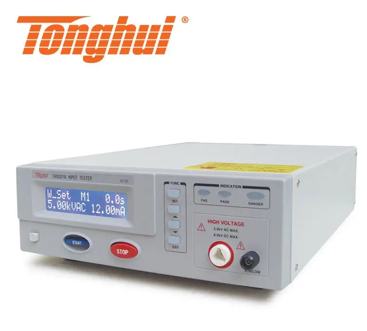 TONGHUI TH9301A тестер выдерживаемого напряжения AC 0 5000V/DC 6000V электробезопасности|tester