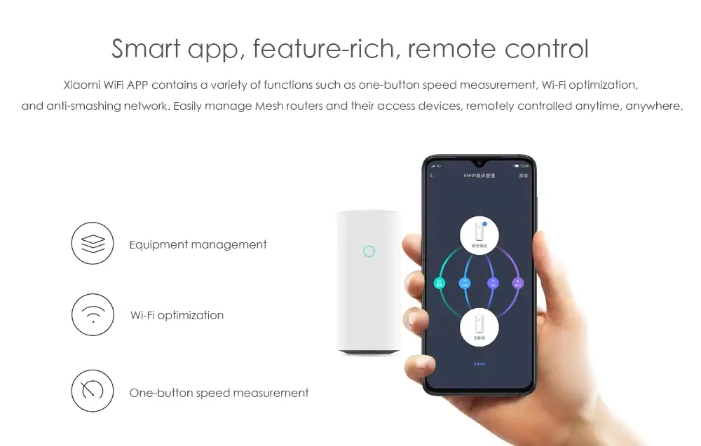 Роутер Xiaomi Mijia 2,4G/5G Wifi высокоскоростной 4 ядерный процессор 256MB Gigabit для Xiaomi Smart Home 248 устройство MiWiFi приложение