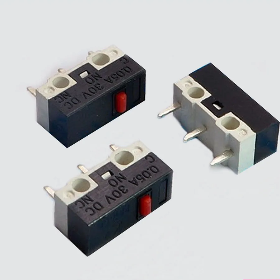 10 шт. 3P переключатель мыши вертикальный 3Pin DC 0.05A 125V AC Прямоугольный мини микро