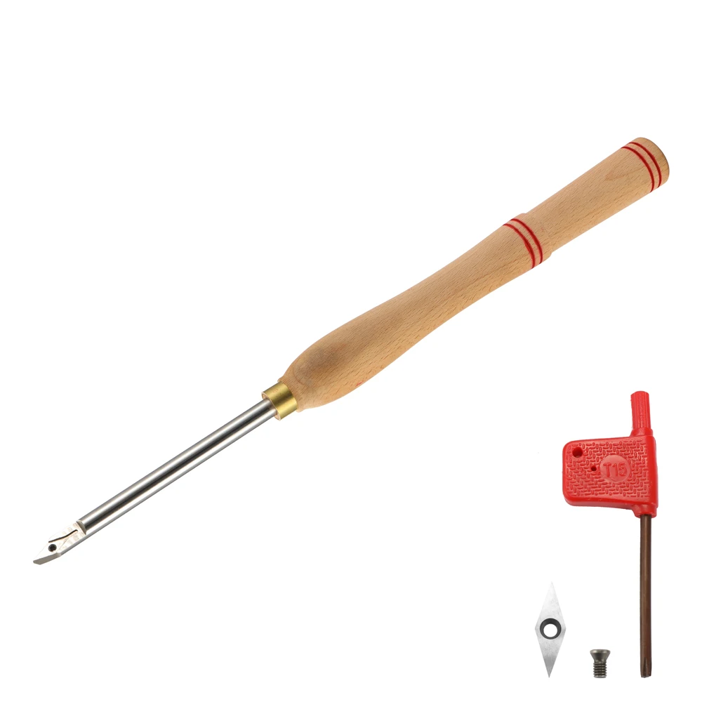 Alloy Steel Wood Turning Tool Carbide Insert Wrench Lathe Cutter Tools Square Shank With Handle Woodworking | Инструменты