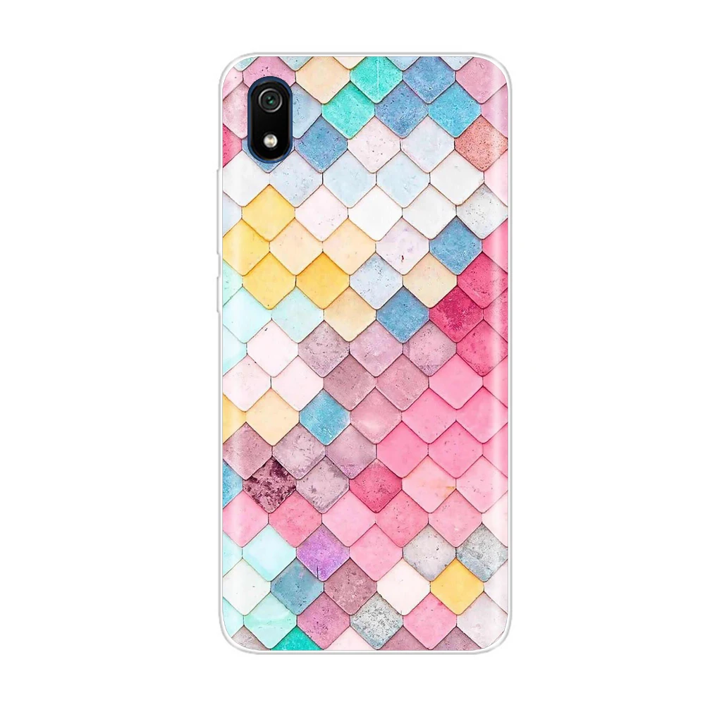 Силиконовый чехол-сумка для Xiaomi Redmi 7a чехол s полная защита мягкая задняя крышка