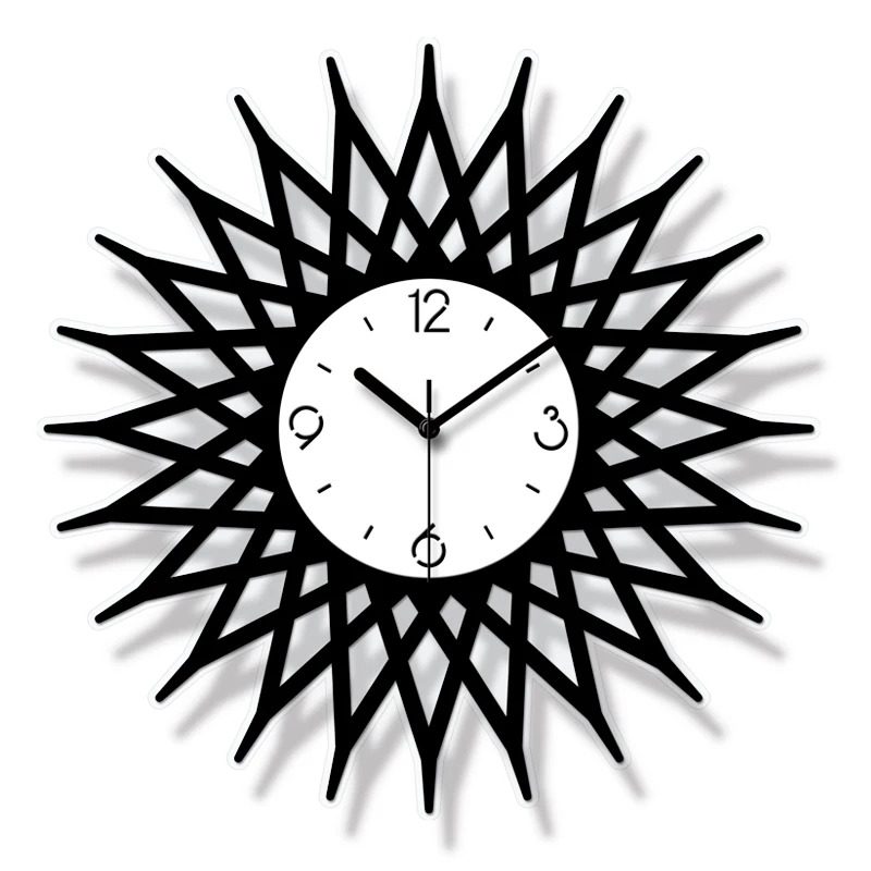 

Kaleidoscope Design Acrylic Wall Clock Mute Living Room Bedroom Minimalist Modern Decorative Wall Watch Quartz Round Clocks