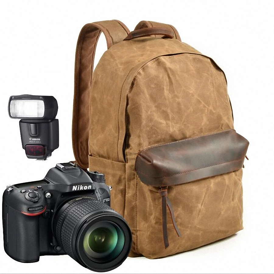 Новая модная сумка, рюкзак для фотоаппарата DSLR рюкзак для ноутбука водонепроницаемый холщовый рюкзак для путешествий Многофункциональный рюкзак LI-2199