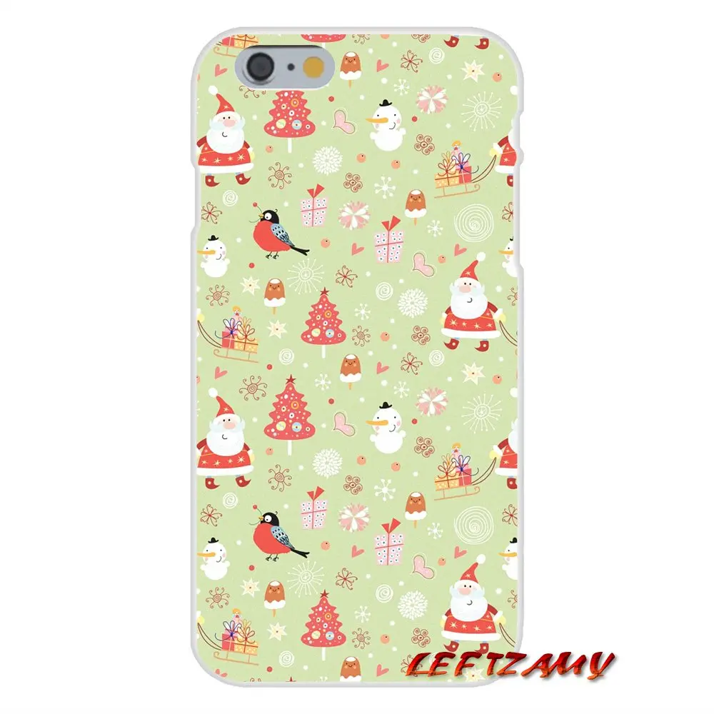 Для iPhone X XR XS MAX 4 4S 5 5S 5C SE 6 6S 7 8 Plus ipod touch Merry christmas Happy New Year аксессуары чехлы для