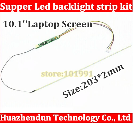 20PCS 203mm Adjustable brightness led backlight strip kit,Update 10.1inch LCD ccfl to LED backlight Free shipping
