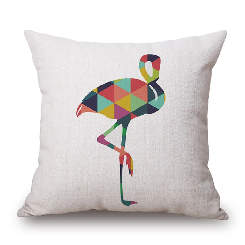 Олень, лось, медведь, слон, чехлы для подушек, скандинавские геометрические стрелы, Ромб, треугольники, подушка с изображением горы, льняной бежевый чехол для подушки