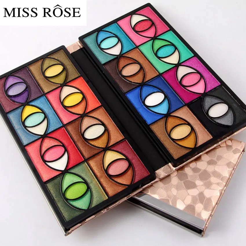 Набор палетки теней для век MISS ROSE 80 цветов Палетка макияжа косметический набор