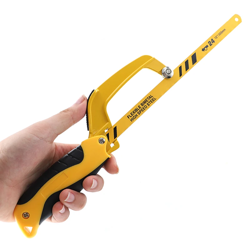 RDEER 10 &quotручная пила DIY Hacksaw алюминиевый сплав с 5 шт. лезвиями карман для резки труб