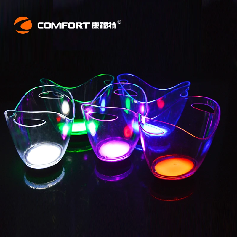 5 шт./партия светящиеся ведра для льда 4 л|led ice bucket|beer bucketice bucket |