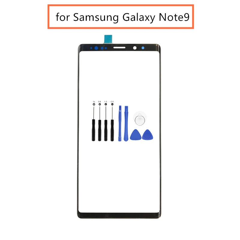 

Для Samsung Galaxy Note9 N960 N960F сенсорный экран передняя стеклянная панель Крышка внешнее стекло объектив Замена Ремонт Запасные части
