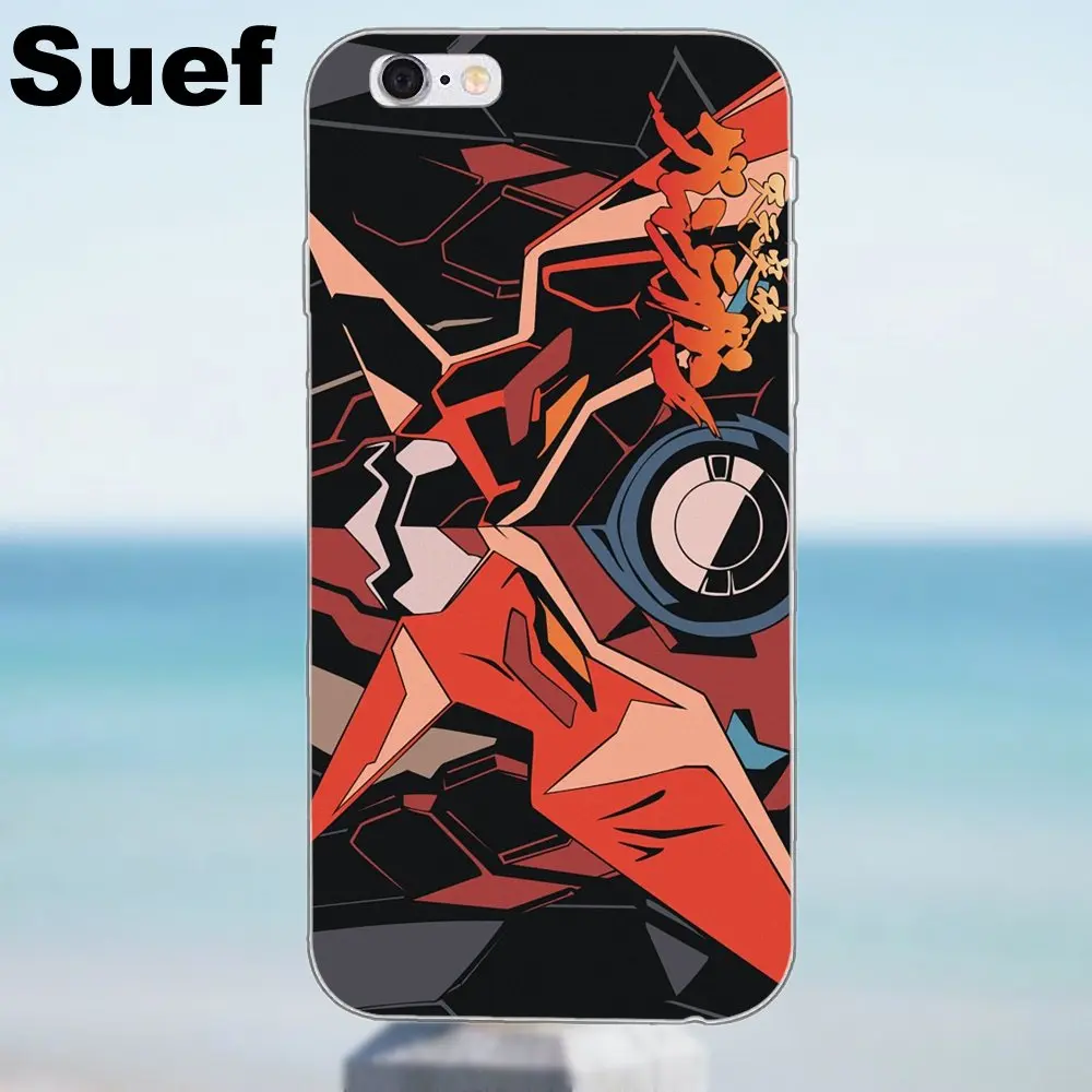Для iPhone X 4 4S 5 5S 5C SE 6 6S 7 8 Plus Samsung Galaxy A3 A5 J1 J3 J5 J7 2016 2017 мягкие чехлы из ТПУ Tengen Toppa Gurren