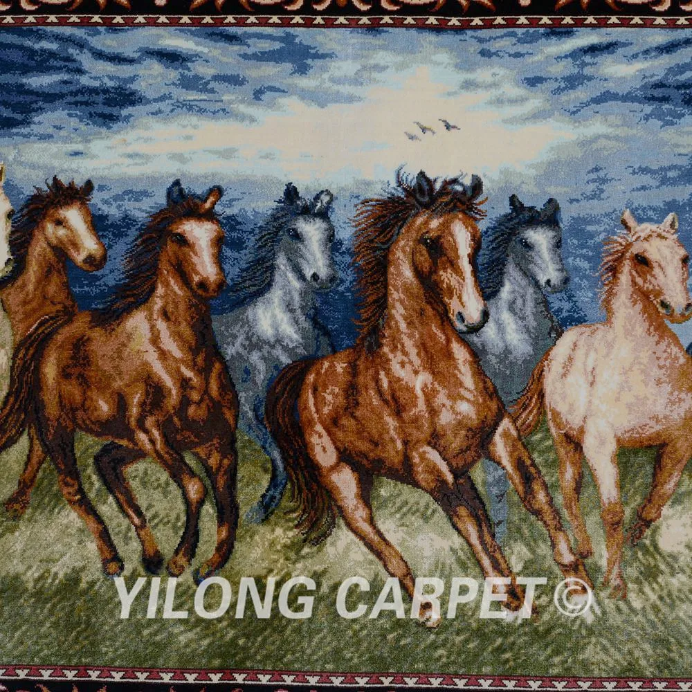 Yilong 3 'x 4' персидский домашний дизайн Гобелен изысканный ручной работы