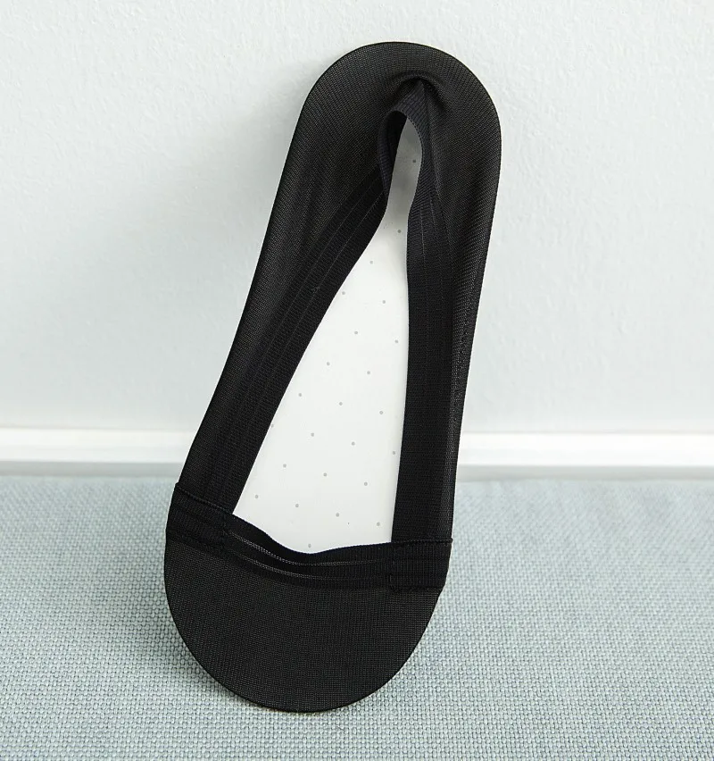 Black 1 пара, женские носки-тапочки, весенние тапочки, Короткие однотонные кружевные летние женские сетчатые носки, женские невидимые прозрачные - Цвет: Black