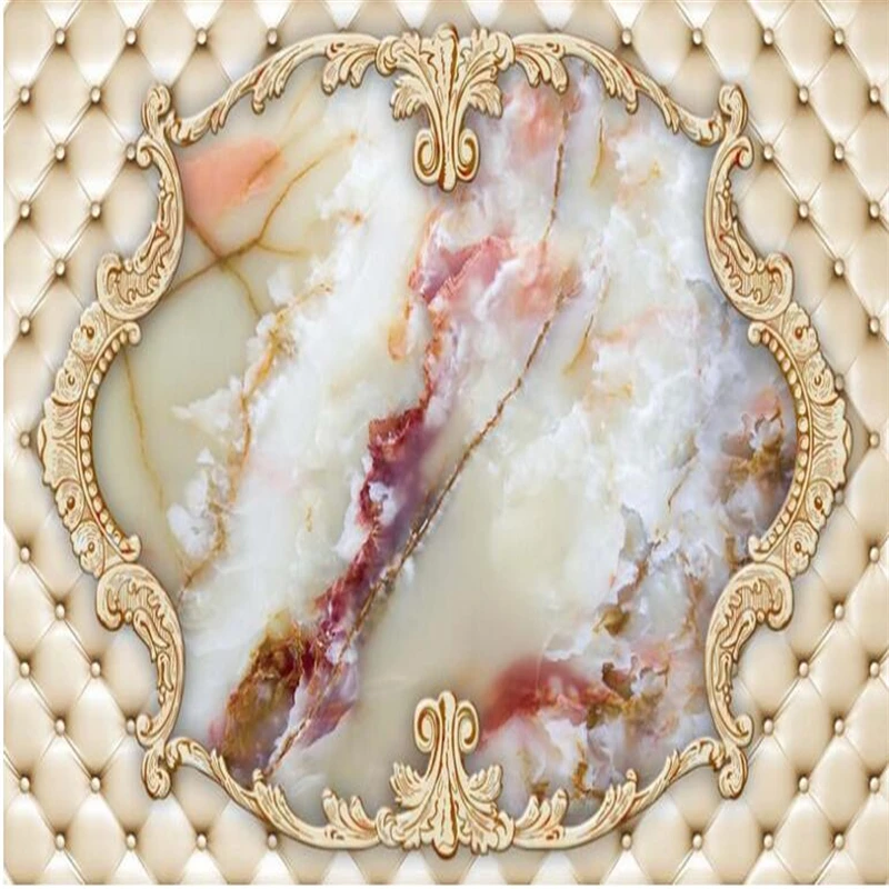 Фотобумага beibehang Европейская имитация мраморный МУРАЛ обойка обоев для спальни 3d