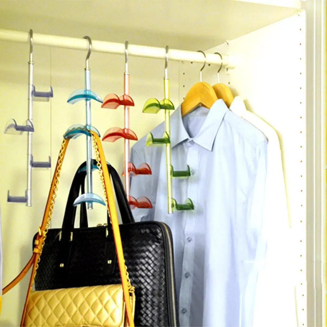 4-слойная сумка стойки для пояса вешалка держатель крючок синий зеленый красный