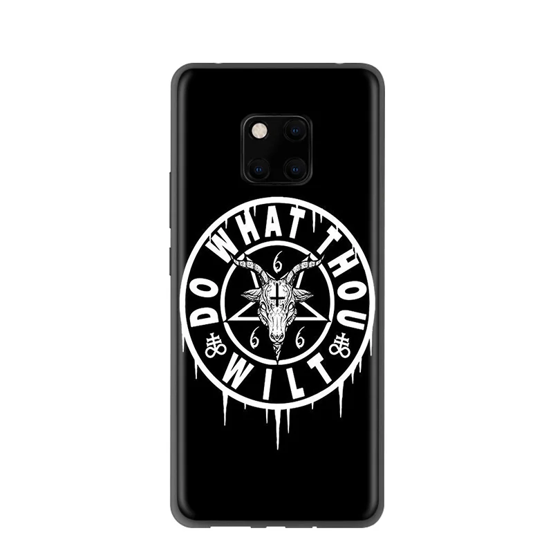 Lavaza пентаграмма 666 демоническим, чехол для huawei Honor 10 9 8 8x 8c 7x 7c 7a Примечание Nova 3 3i Lite Y9 Y7 Y6 - Цвет: 4