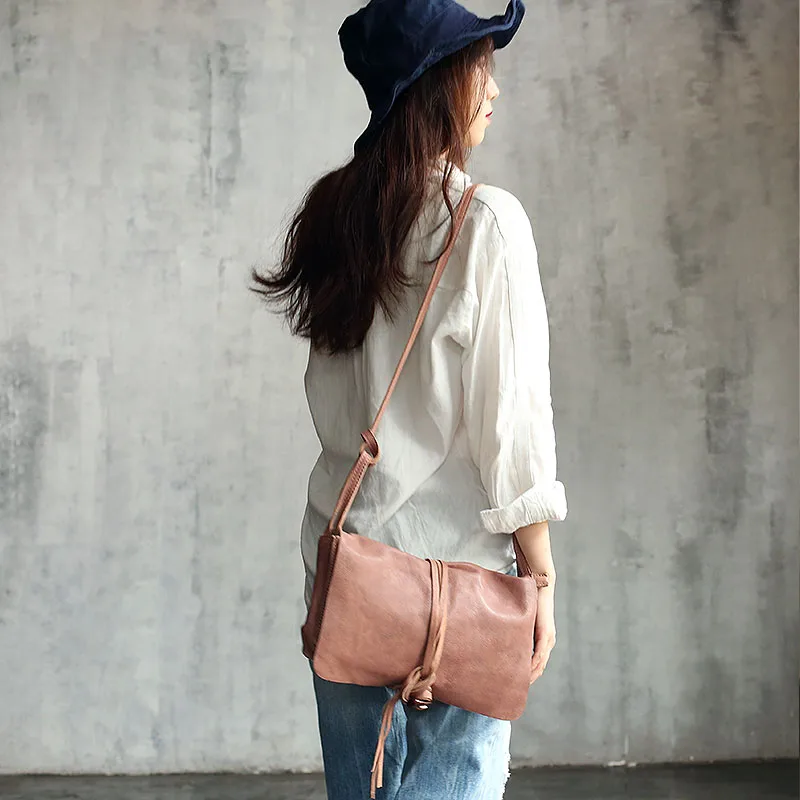 Vendange new fashion Socialite tassel vintage handmade soft genuine sheepskin leather / shoulder bag / messenger / handbag6019