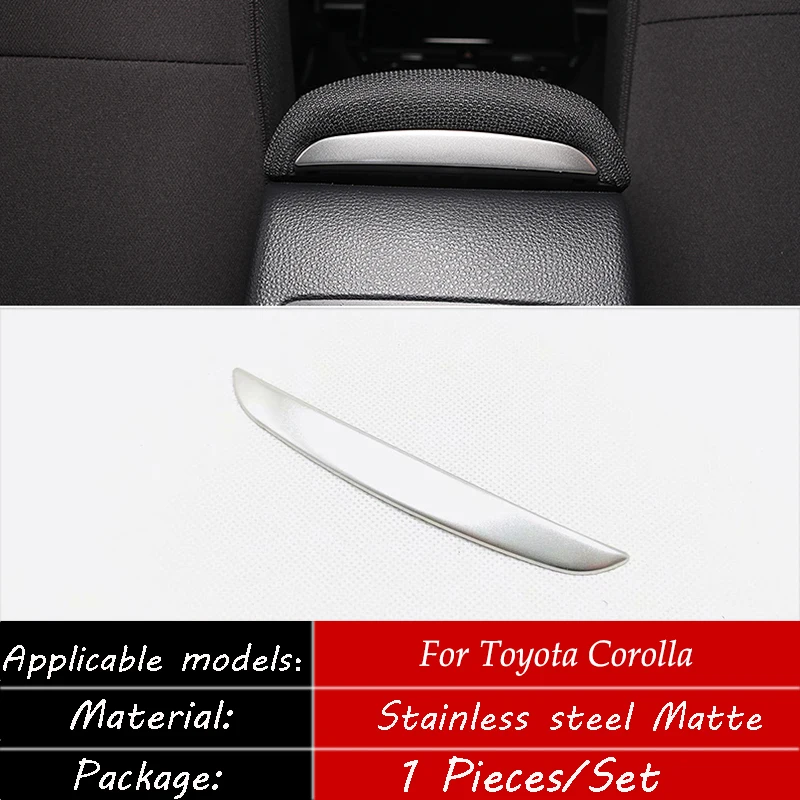 Для Toyota corolla 2019 2020 аксессуары из нержавеющей стали автомобильный подлокотник для
