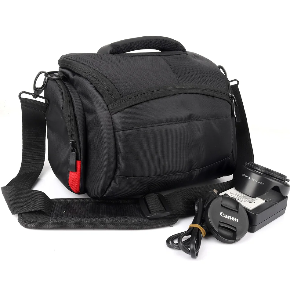 Чехол на плечо для DSLR камеры Canon EOS R 200D 100D 700D 650D 600D 60D 70D 1200D 1300D T7i T6i T5i T4i M100 M50 M10 M6 M5