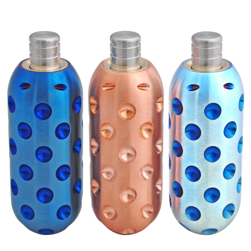 Портативное яйцо из нержавеющей стали MLD с медным металлом эффектом пуш ап Edc