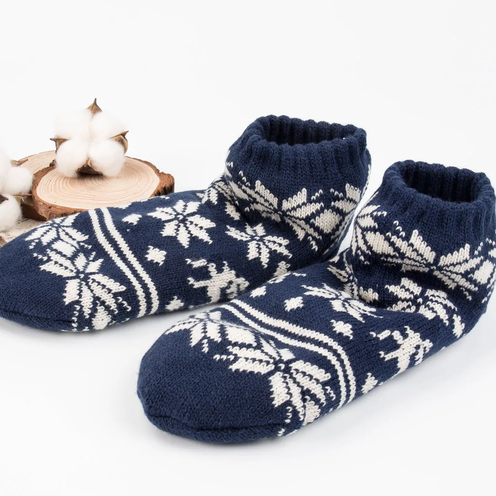 Женские теплые носки сезон осень-зима бархатные уплотненные вязаные