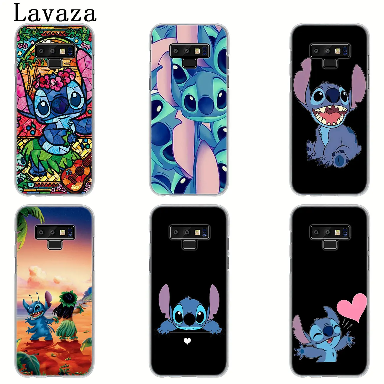 Милый жесткий чехол для телефона Lavaza Lilo Stitch Samsung Galaxy Note 10 9 8 A9 A8 A7 A6 Plus 2018 A3 A5 2017 2016 2015