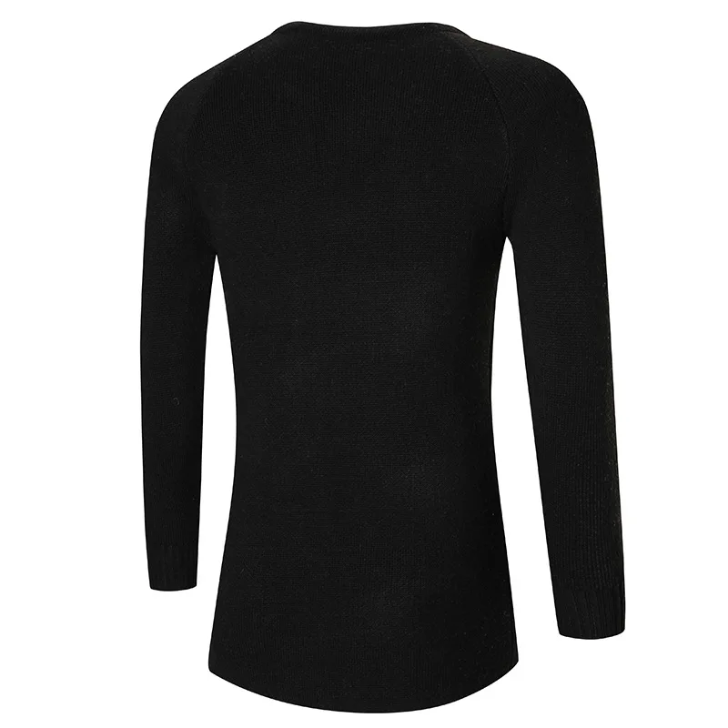2017 мужские Повседневное Slim Fit вязать Куртка-кардиган плюс Размеры двойной
