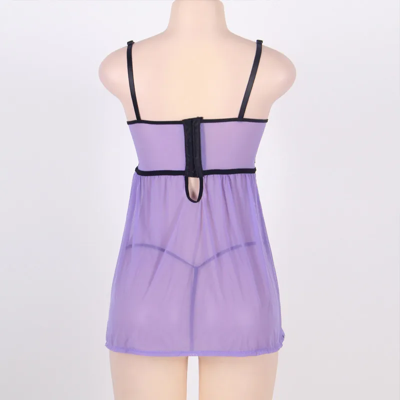 

Comeonlover Women Baby Doll Plus Size Lingerie Sexy Hot Erotic Porno Strap Sleeveless Ladies Night Wear Bra Pad Babydoll R80072