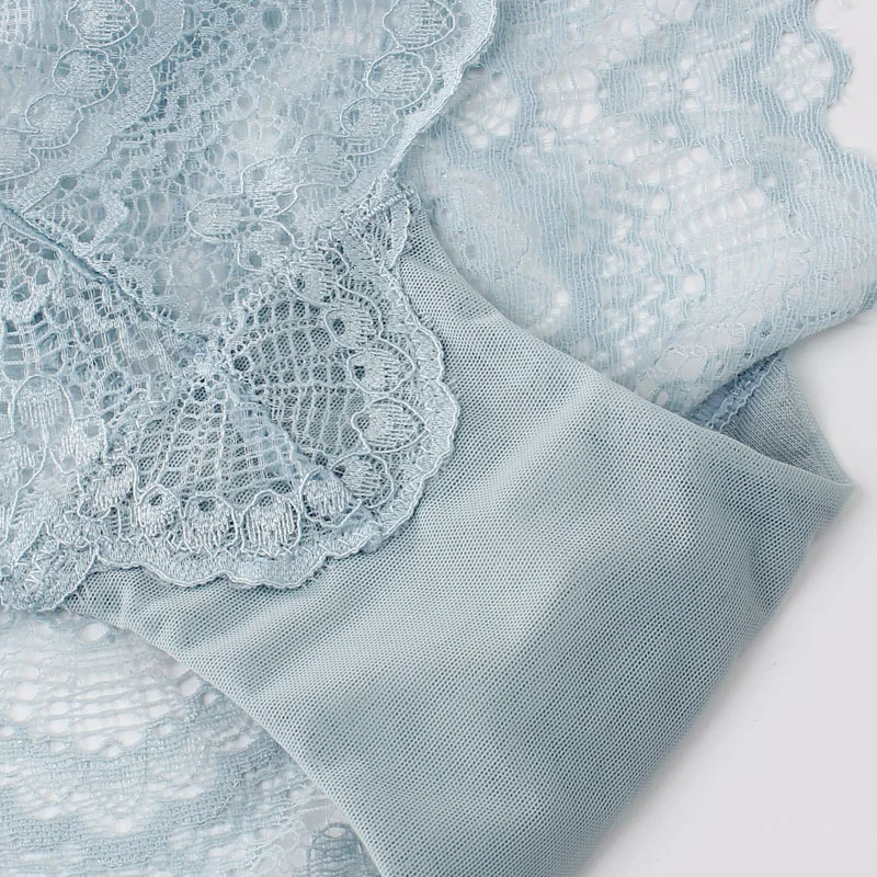 Женские сексуальные кружевные прозрачные трусики с бантиком полые цветочные