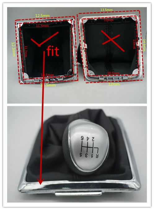 Сало 6 Скорость ручной Шестерни рукоятка рычага переключения передач с загрузкой