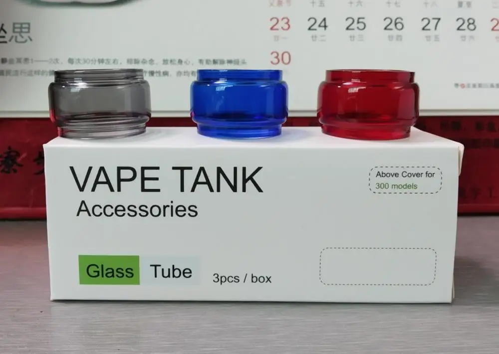 15 шт. сменная стеклянная трубка для SMOK TFV8 BABY V2 бак распылитель цветная пузырчатая Быстрая доставка|Подставки
