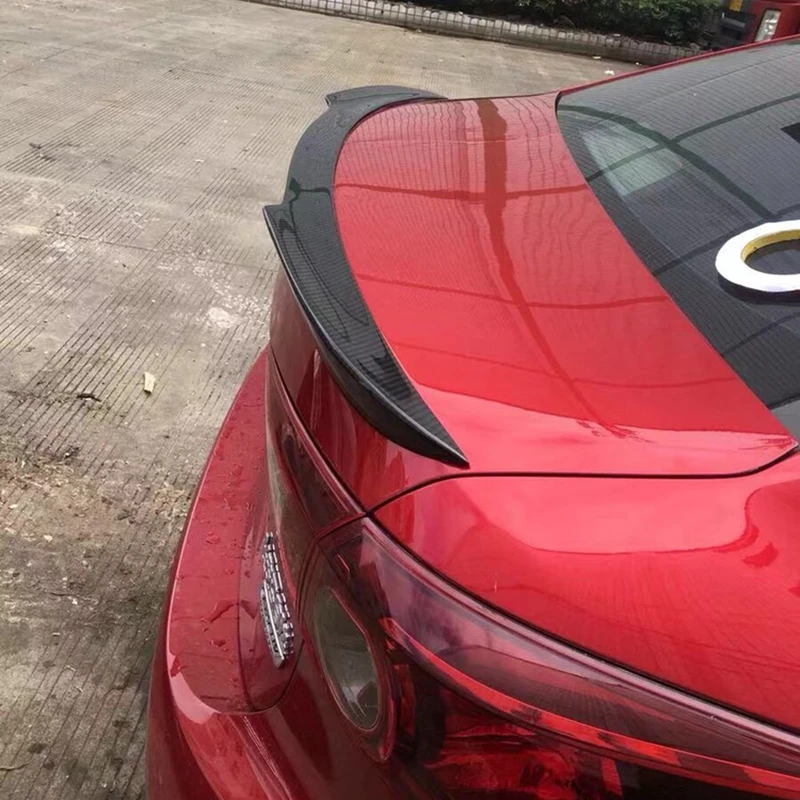 Задний спойлер из углеродного волокна для Mazda 3 Axela sedan 4 двери