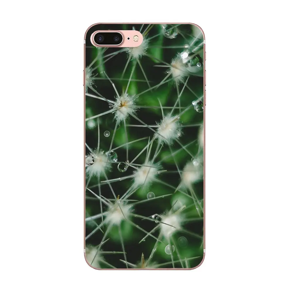 Для Apple iPhone 4 4S 5 5C 5S SE 6 6S 7 8 Plus X XS Max XR Мягкий ТПУ розничная продажа Новая мода кактус