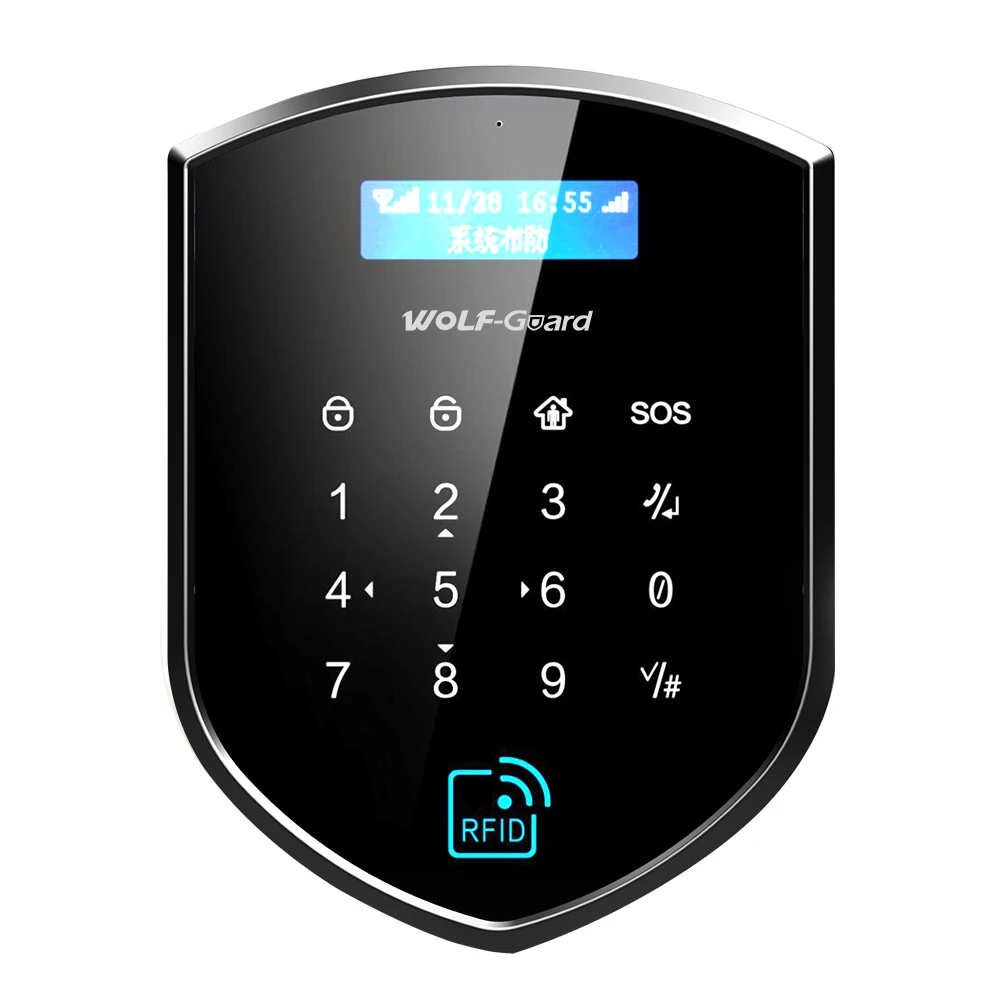 Wolf-Guard WM2GR GSM Wifi беспроводная домашняя система охранной сигнализации DIY Kit приложение управление детектор движения датчик охранная сигнализация