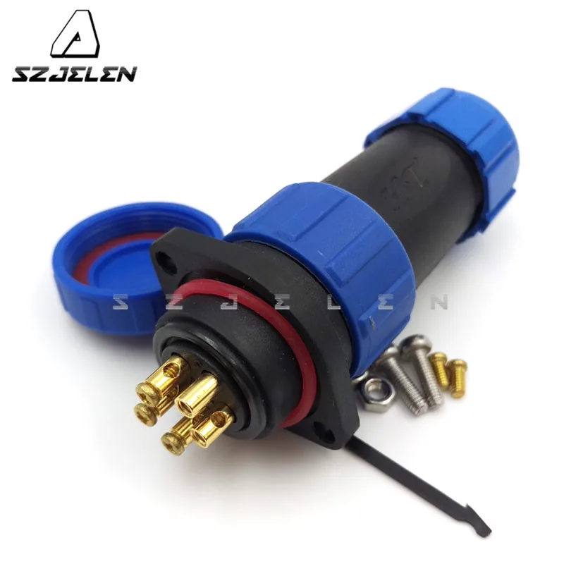 SP2110/SY2113 5pin SP21 серия водонепроницаемый кабельный соединитель IP68 пластиковый