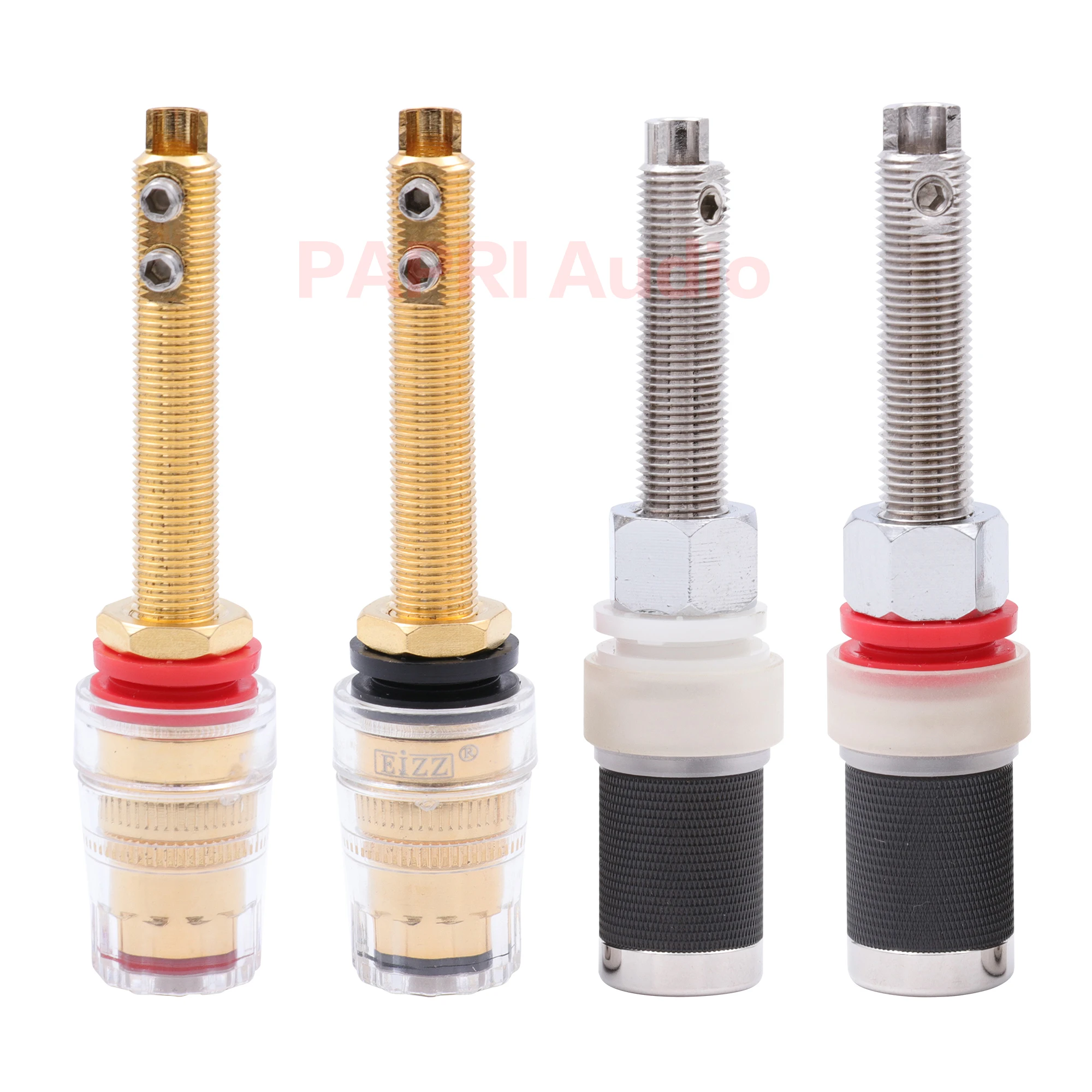 

EIZZ -401/403 Speaker Binding Post High End Rhodium Plated Gold Plated Brass Jack Hifi Audio Banana Plugs Socket