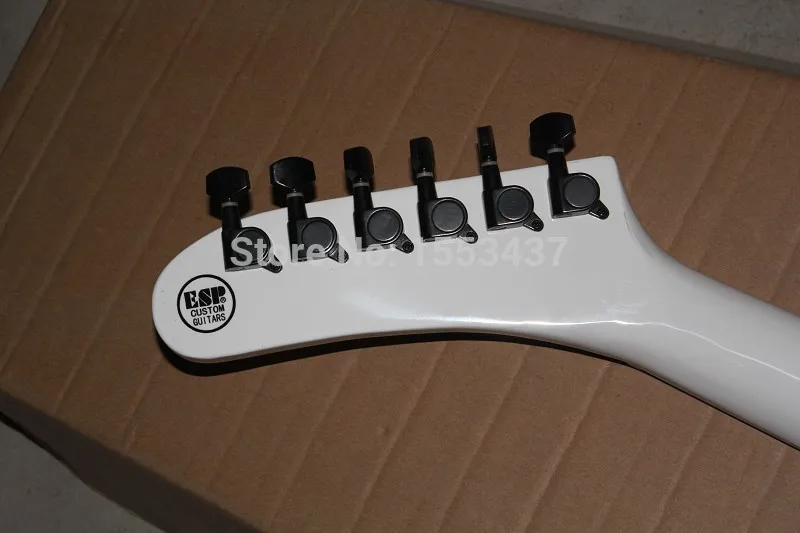 Free Shipping New Arrival ESP Custom Explorer MX-250 II White 9V Battery Active Pickups EMG Electric Guitar in Stock | Спорт и