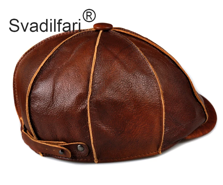 Svadilfari, натуральная кожа, шапка, пояс, Воловья кожа, теплая зимняя, хлопок, мужская, с подкладкой, абсолютно новая, gastby, берет, Охотничья Шапка/шапка с ушками