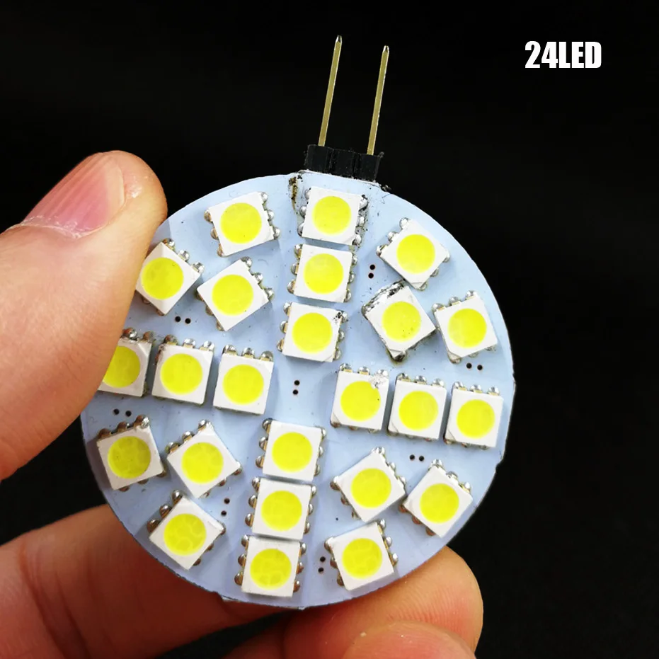 В самые низкие цены G4 светодиодный круглая вытяжка лампы 12v SMD5050 6/9/12/24 s ЛОДКА