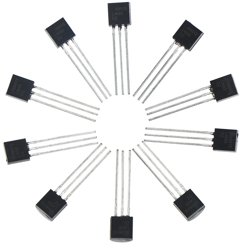 

Датчик температуры LM35DZ LM35 TO-92, индуктор IC, 10 шт.