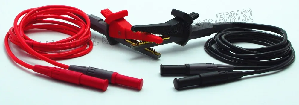 Измеритель LCR тестовый er 4 провода Тестовые свинцовый терминал Кельвин Зажим