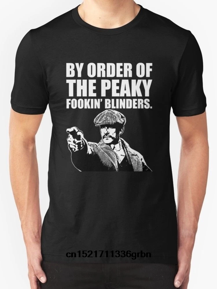 Мужская футболка для заказа Peaky Fookin Blinders забавная новинка wo мужчин | одежда