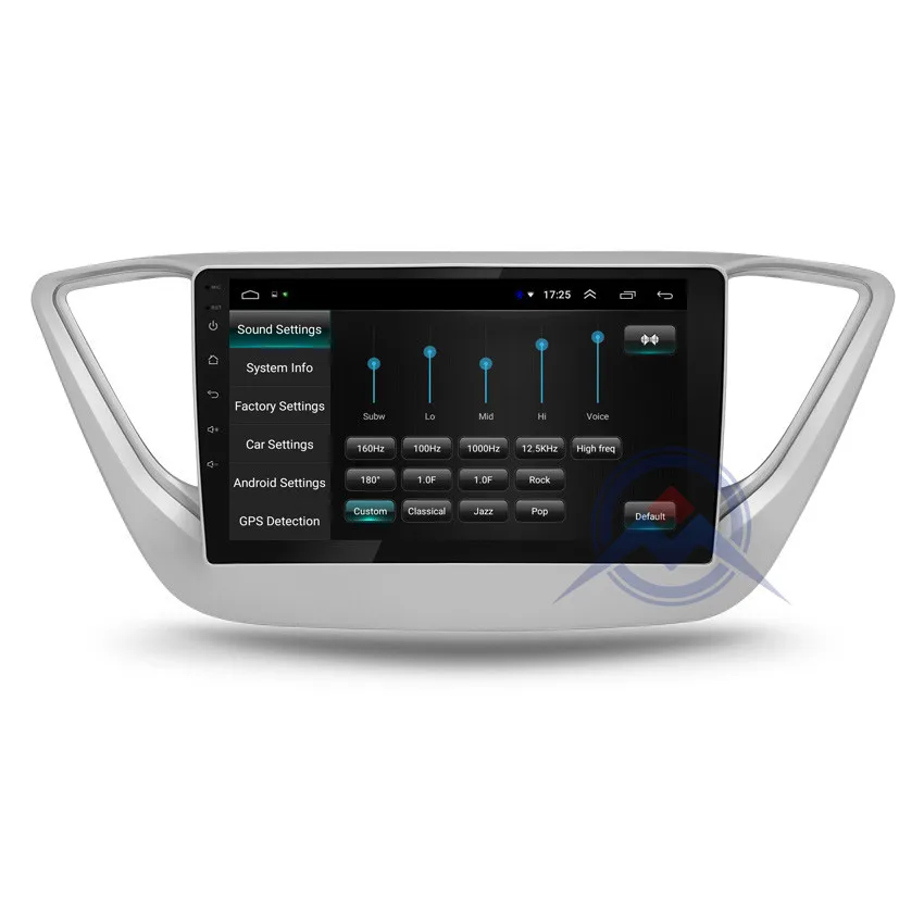 ZOHANAVI 2.5D ips экран Мультимедиа Android 9,0 Автомагнитола для hyundai solaris accent verna DVD gps навигация
