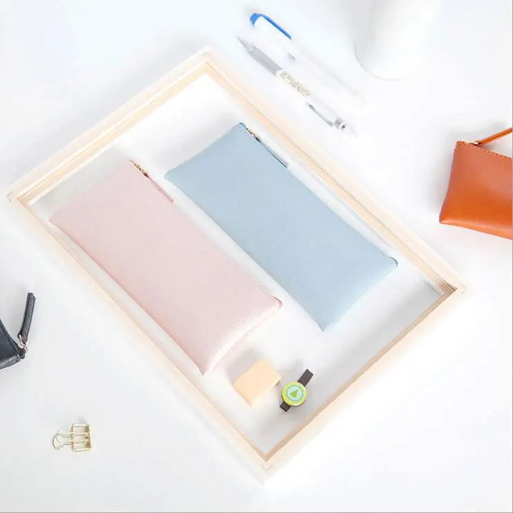 Dilosbu Карандаш сумка офис Искусственная Кожа Школьные принадлежности pencilcase